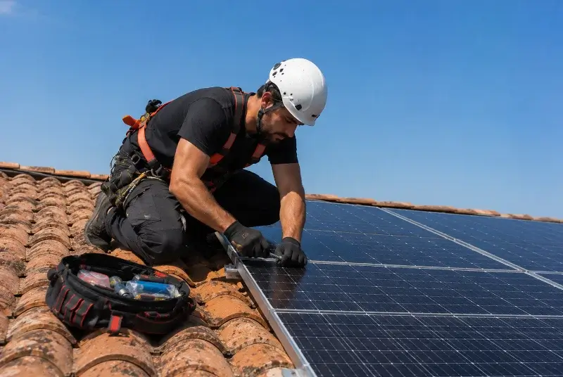Maintenance et monitoring de panneaux solaires à Villefranche-du-Périgord
