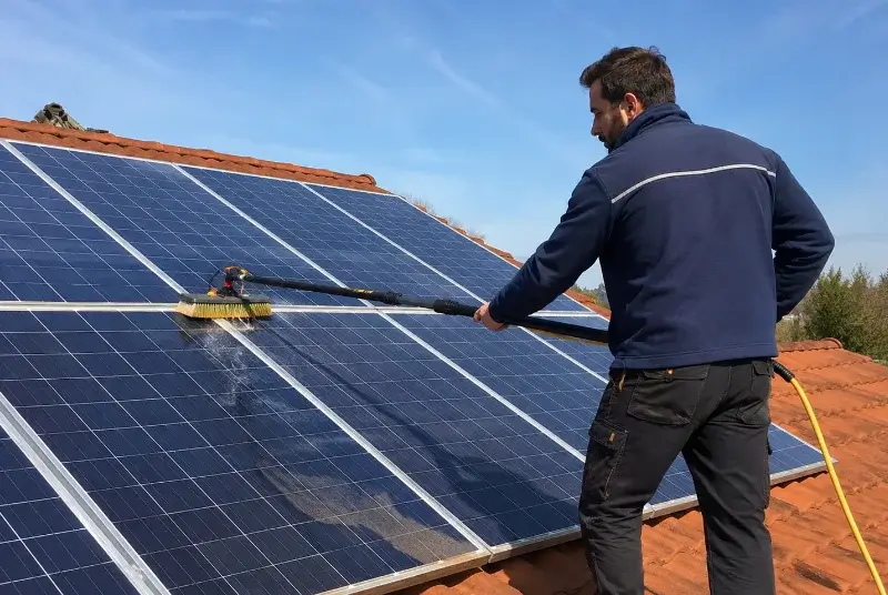 Nettoyage et entretien de panneaux solaires à Villefranche-du-Périgord